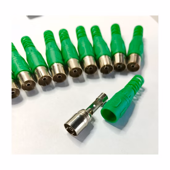 Conector macho de TV Cable RF Conector de antena CCTV 9.5TV Adaptadores de TV (5.0012)