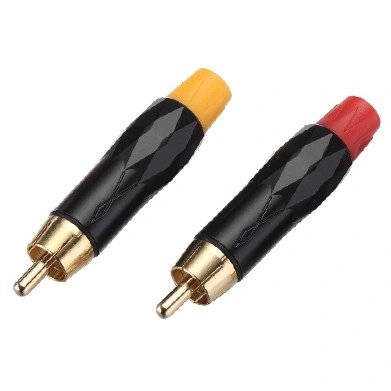 Nuevo conector macho RCA Conector macho de audio (R0050BG)